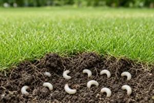 Lawn grubs removal