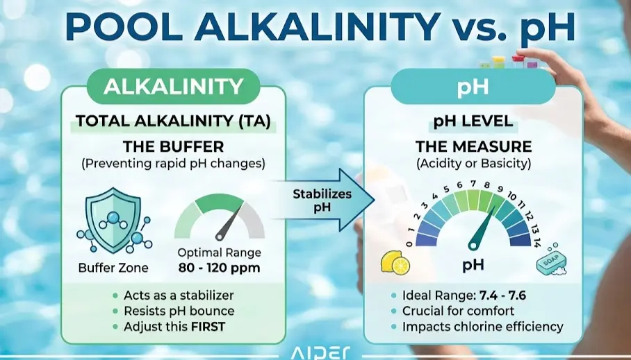 pool Alkalinity vs pH
