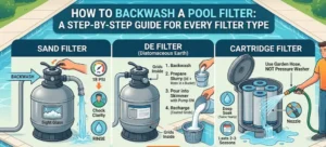 Pool backwash