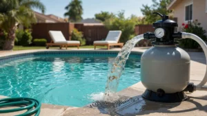 Pool backwashing guide