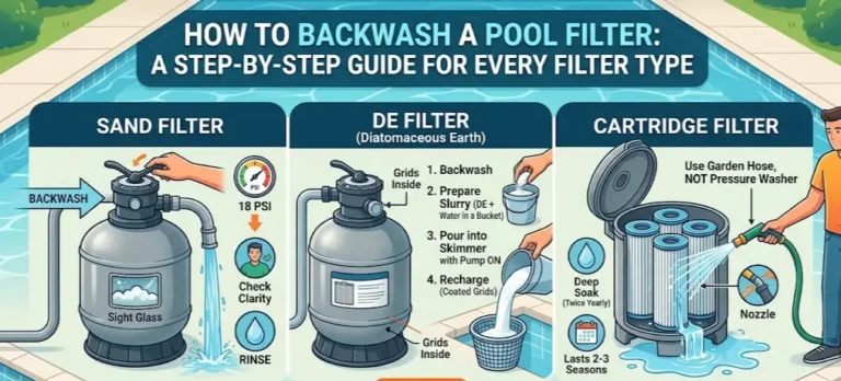Pool backwash