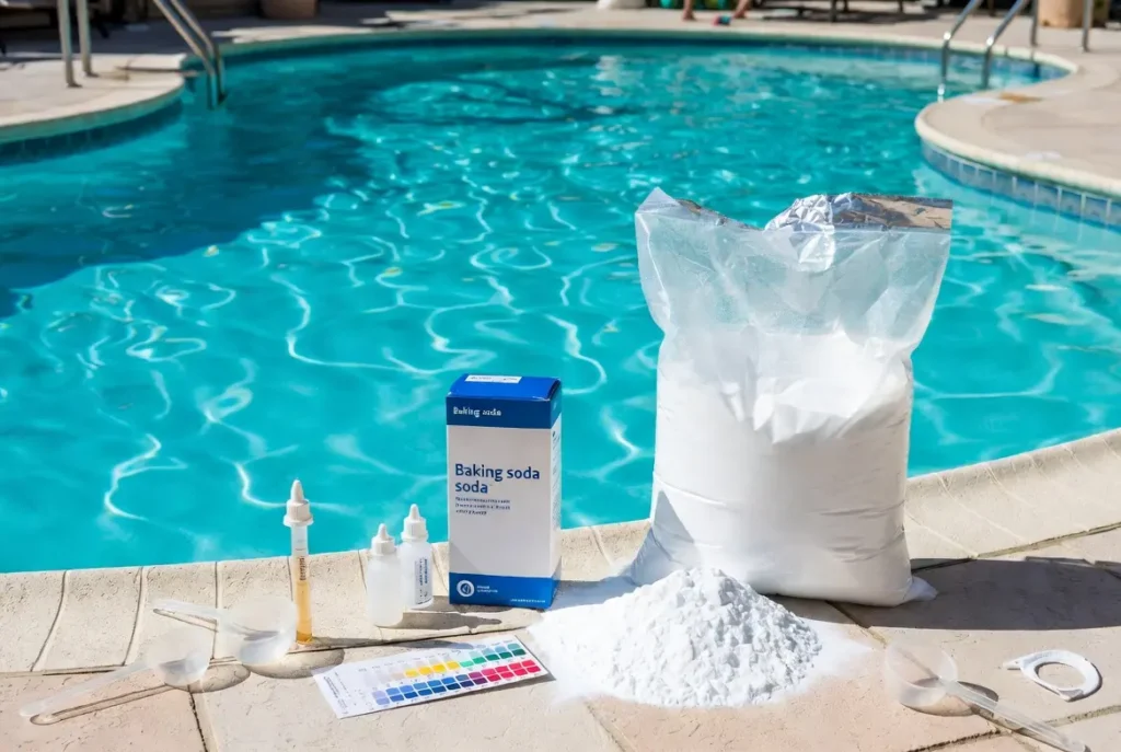 Comment augmenter l&rsquo;alcalinité d&rsquo;une piscine avec du bicarbonate : dosage et méthode