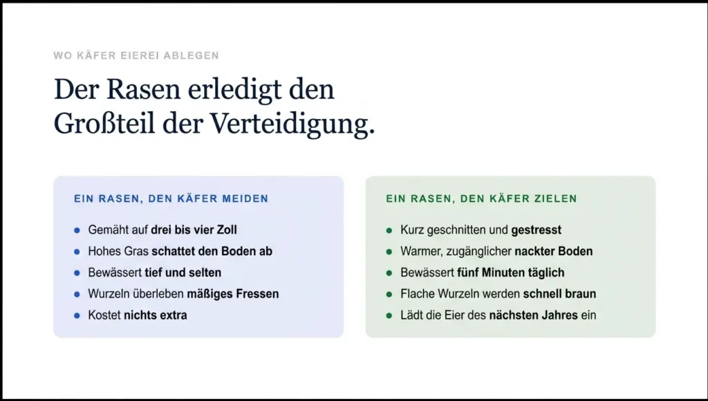 Übersicht zur natürlichen Rasenverteidigung gegen schädliche Käfer