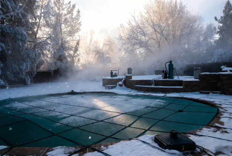 Winterize a pool