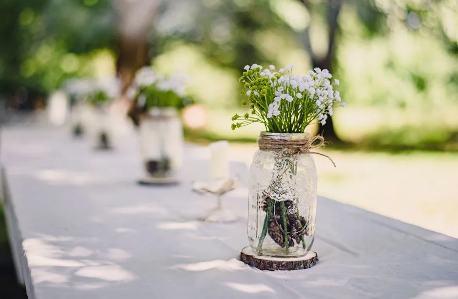 Budget Centerpieces from Grocery Store Finds