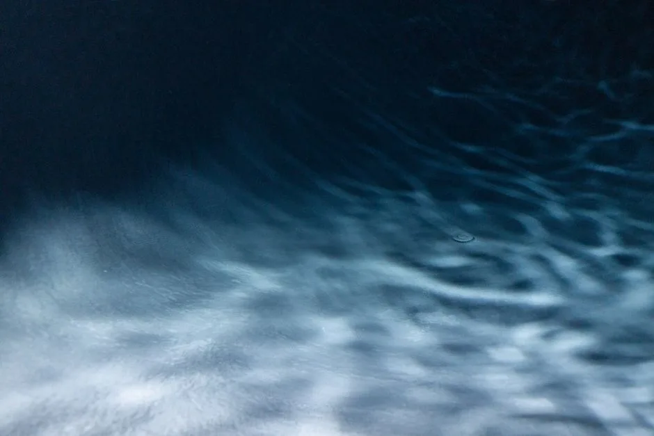 Intérieur bleu profond et marine