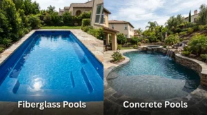 Fiberglass and concrete swimming pool comparison guide featured image