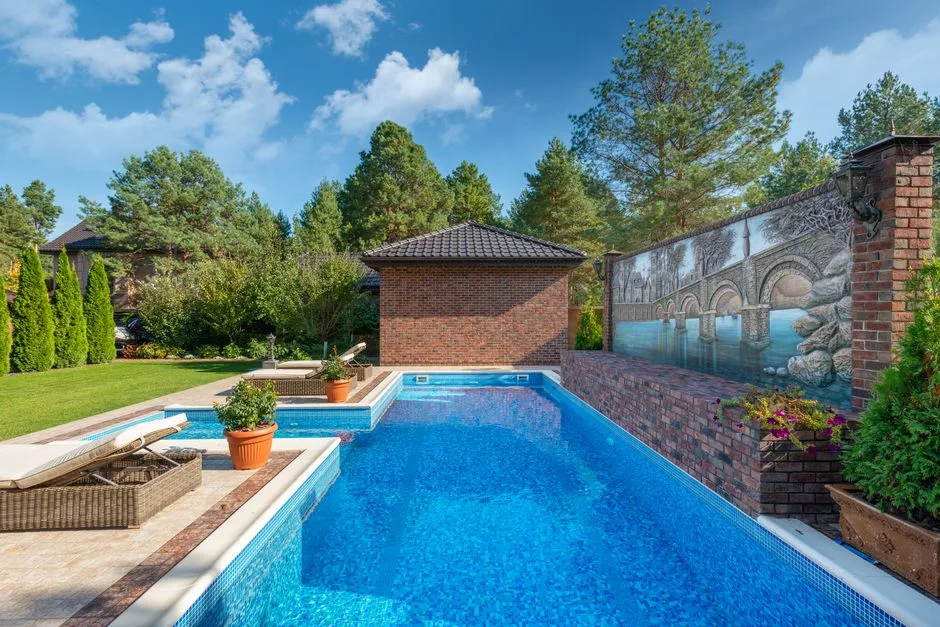 Piscine de Jardin Longue et Étroite