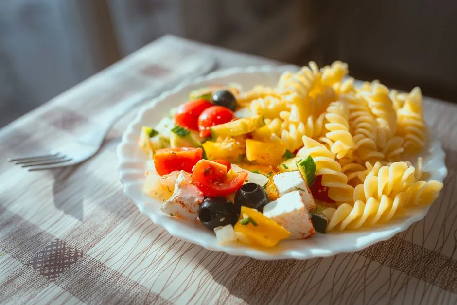 Salade de Pâtes Orzo Méditerranéenne
