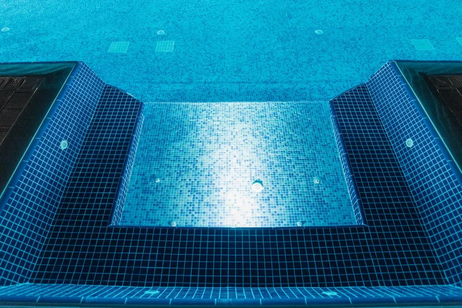 Piscine carrée parfaite
