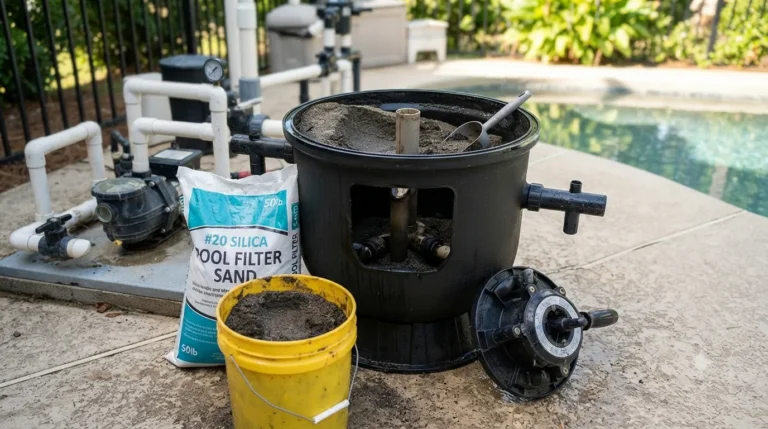 Wie oft muss der Sand im Poolfilter gewechselt werden?