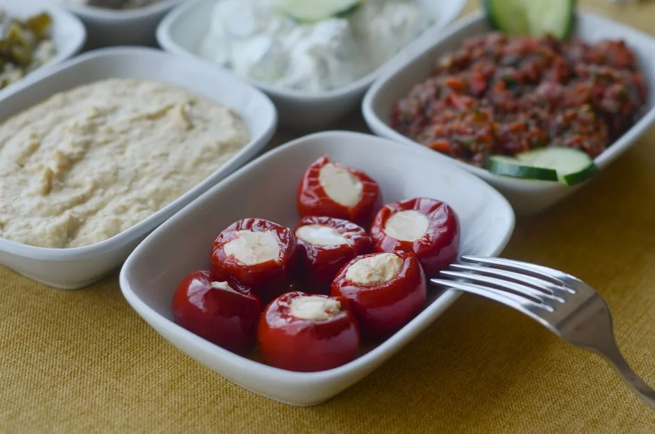 Mini-Poivrons Doux Farcis & Bouchées Apéritives