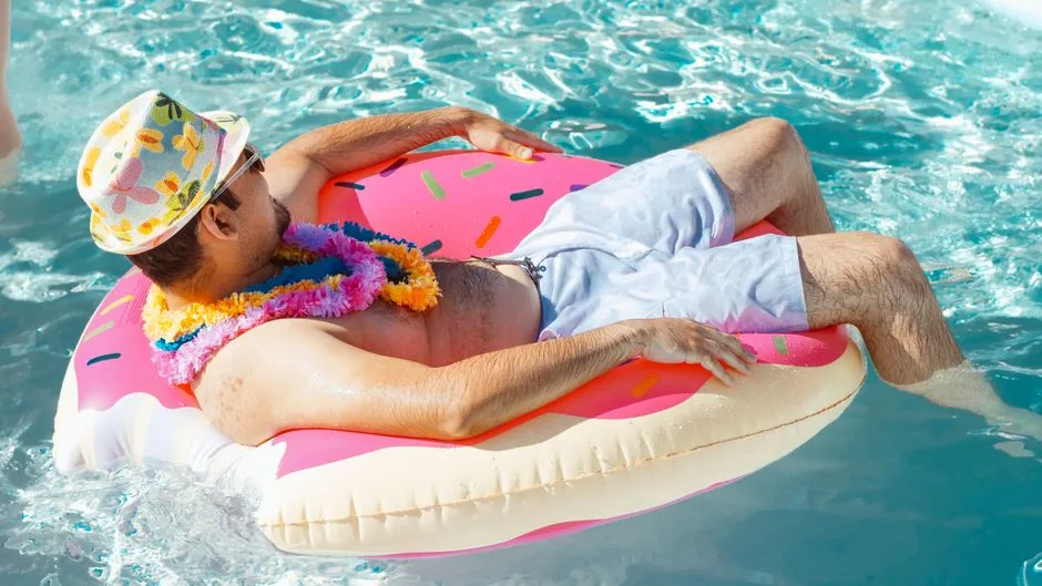Fête de Piscine Luau Tropical