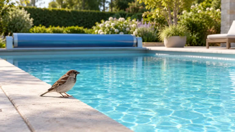 Cómo evitar los excrementos de pájaros en la piscina
